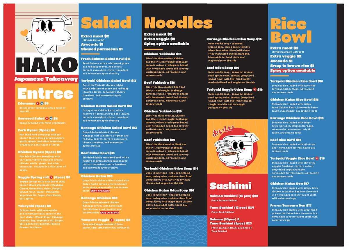 Menu Hako Japanese Takeaway-1